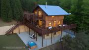 Bear Cove - rustic mountainside cabin with incredible view