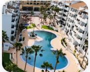 Ground floor apartment with pool In front of the golf course