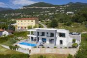 Villa Ziganto with a view of the Kvarner Bay