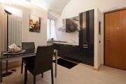 Comfortable studio in Piazza, 30 m², fireplace & balcony