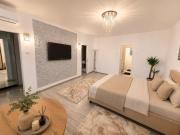 Elegant Beige Studio - Cozy City Stay