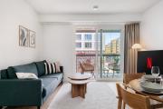 Sauna, balcony, wifi, trainstation, Mall of Tripla
