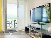 de Twargbutt Nordseeluft vom Balkon aus schnuppern