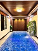 Stylish 3BR Villa near CLARK with Private Roofed Pool and Chill Spot