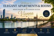 Elegant Apartments & Rooms Near Danube With Garden Access