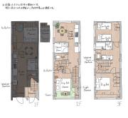 ROKU GRKU2 Newly Renovated Japanese-Modern Duplex, 3 Bedrooms, 2 King Beds and 3 Single Beds, 2 Showers and 2 Toilets, 5 Min to Iriya, Sleeps 7hs