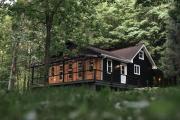 Peaceful Woodland Cabin with Year-Round Swim Spa & Private Trails in Mount Vernon, Ohio