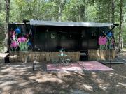 Cozy RV Retreat with Fire Pit and Outdoor Deck in Hopkins, South Carolina