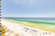 Beachfront condo with Gulf views access to beach large pool hot tub & gym