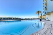 Beachfront condo with Gulf views access to beach large pool hot tub & gym