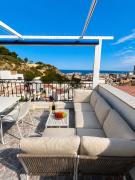Villa Palmera Mediterranean House with Sea & Castle Views