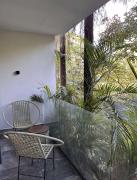 Apartamento con vista a la piscina