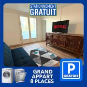 29 CHIC & COSY GRAND APPART 63m2 STATIONNEMENT GRATUIT FREE WIFI SMART TV NETFLIX