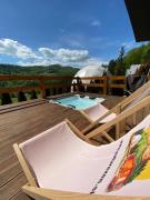 Ubytovanie pod hradom s jacuzzi a saunou