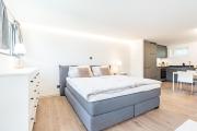 Renoviertes Studio oberhalb Visp mit Balkon und Bergblick