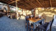 Glamping in the woods above the lake