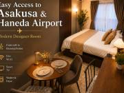 Kanseil Tokyo 302 New Studio 8 min walk to Kita-Senju Station Direct bus to Haneda