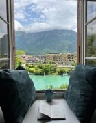 River 3 -Kissed Retreat with Iconic Jungfraujoch View