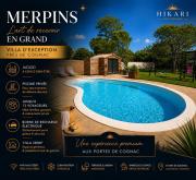 Villa 12 pers proche de Cognac - Piscine, jacuzzi, sauna