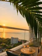New loft with view at the sea closer at the airpor
