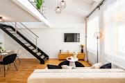New Town City Loft with Free Parking