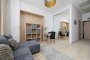 Cosy Studio with a Bath and Parking Space in Warsaw by Noclegi Renters