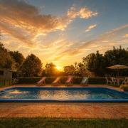 Cabañas de campo con pileta, cancha y quincho
