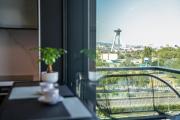 UFO Tower View Apt with Balcony, Near Old Town