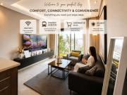 1BR Studio 10th floor, near CasaVoyageurs station, High WIFI, Self check in