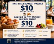 Cozy Stays Free 10 CAD Daily Breakfast Voucher Per Guest Decarie Snowdon Metro 12 Mins Downtown Effective Reservation Made After September 07