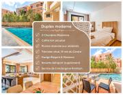 Duplex moderne & lumineux terrasse & piscine