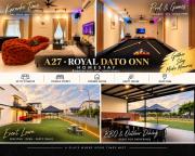 A27 Royal Dato Onn 2 Party House Corner Lot 15Pax