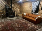 Charming Glamping Cabin with Creekside Retreat Near Mars Hill, North Carolina