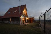 Cabin overlooking the Huaypo Lagoon in the Sacred Valley, Cusco