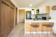 Apartamento con laguna de aguas cristalinas