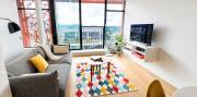 37th-Floor Gastown 1BR with City & Water Views