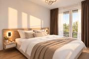 ALURE RESIDENCES 9 & 24h self check-in, private parking in front of the apartment building included, new building, terrace, the apartment building has its own park with a lake and outdoor fitness, childrens playground, CITY CENTER