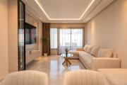 Spacious 120m High-Standing 3-Bedroom Apartment with Large Terrace and two bathrooms and fully equiped kitchen, located near the TGV station and beachside