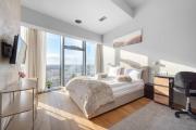 Sky Tower Apartament z Widokiem na Miasto we Wrocławiu by Renters Prestige