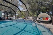 Saltwater Pool & Firepits: Cape Coral Home