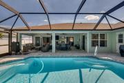 Saltwater Pool & Firepits: Cape Coral Home