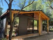 Cabaña en cordillera de Los Andes