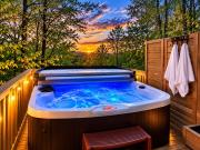 Lovers Edge A-Frame Private Hot Tub & Sauna