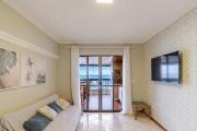Apto. c Churrasq. e Vista Mar a 70m Praia EM0302