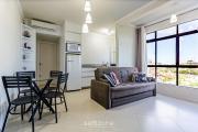 Apartamento à beira-mar vista lateral mar JBM302