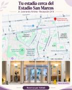Departamento amoblado 4-5 personas cerca San Marcos