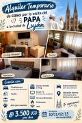 Casa lujan para la visita del papa