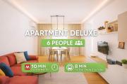 Elegant & Chic 2 Suites Apartment - 5min to Station, AC, Wi-Fi