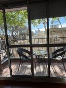 Apartment with balcony and AC Cordón Soho near the stadium