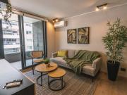 HOM 2bed with breakfast and terrace on floor 6 Las Condes